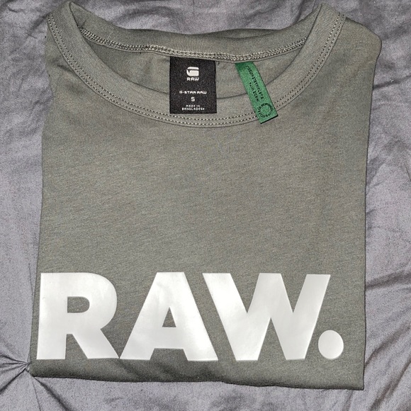 G Star Raw: Olive Green Crew Neck T-Shirt. Size: Small - Picture 1 of 1